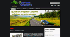 Desktop Screenshot of giantoakautomotive.com