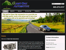Tablet Screenshot of giantoakautomotive.com